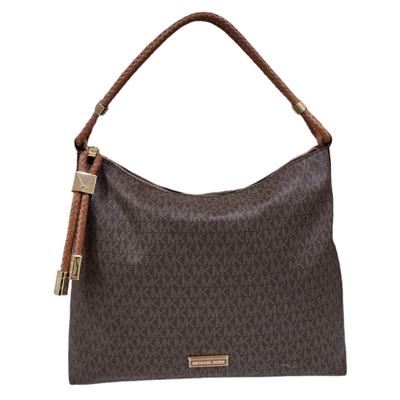 Michael Kors Signature Brown Shoulder Bag - Picture 5 of 16